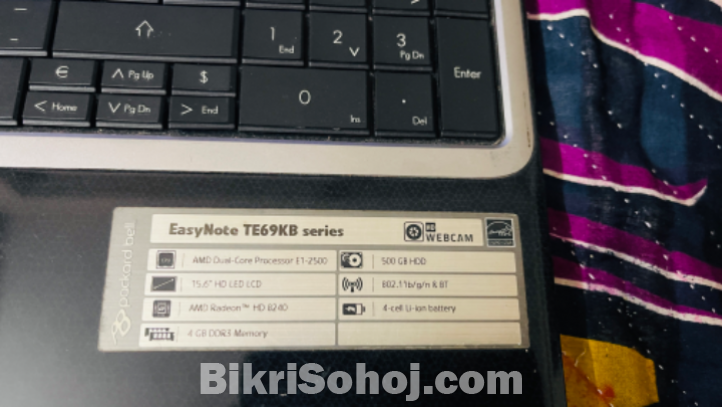 pakardbell easynote TE69kb series